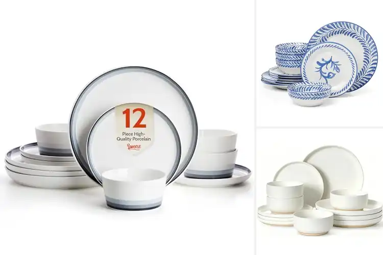 Detailed view of Best 12-Piece Dinnerware Sets