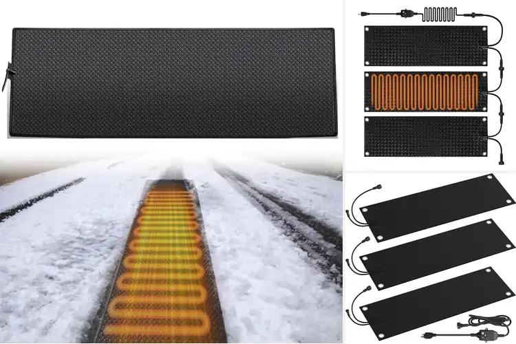Detailed view of Best Anti-Slip Snow Melting Mats for Safe Walkways