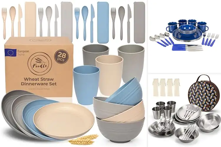 Detailed view of Best Camping Dinnerware Sets
