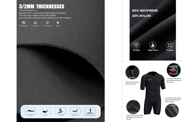 Detailed view of Best Cold Water Wetsuits