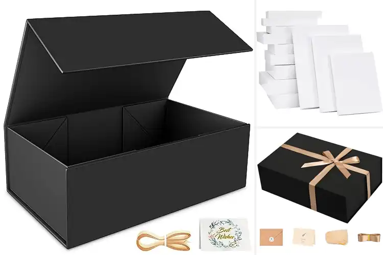Detailed view of Best Collapsible Gift Boxes Easy to Assemble