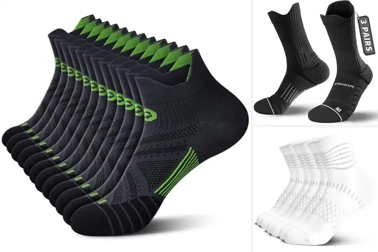 Detailed view of Best Compression Running Socks: Elevate Your Run & Recovery