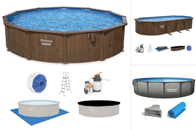 Detailed view of Best Galvanized Steel Frame Pools