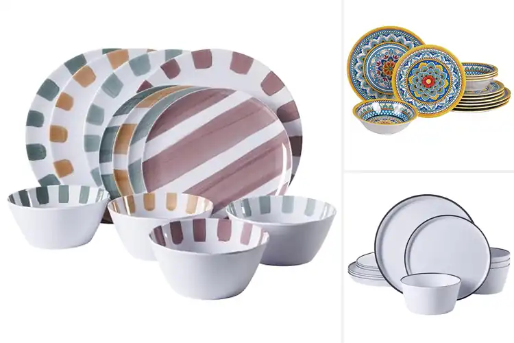Detailed view of Best Melamine Dinnerware Sets