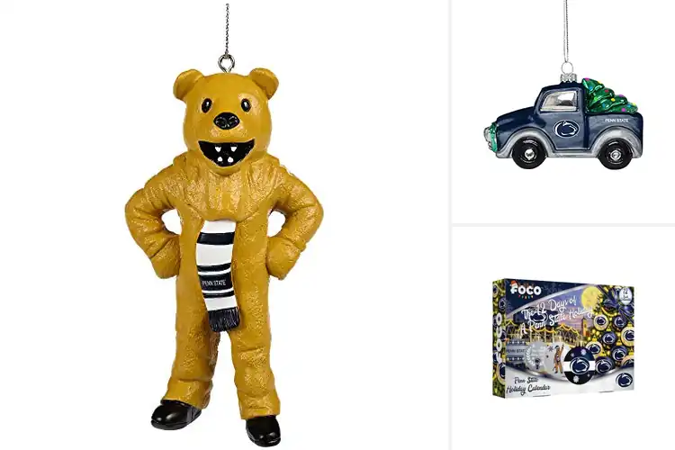 Detailed view of Best NCAA Penn State Mascot Ornaments