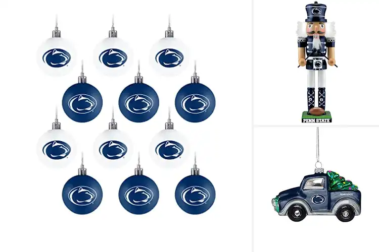 Detailed view of Best Penn State Nittany Lions Holiday Ornaments