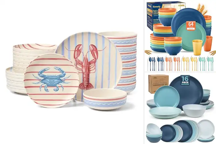 Detailed view of Best Poolside Dinnerware Sets