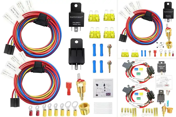 Detailed view of Best Radiator Fan Wiring Kits