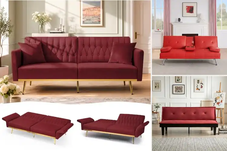 Detailed view of Best Red Futon Beds: Top Picks for Style & Comfort