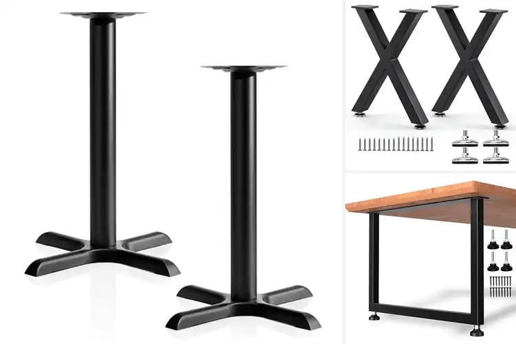 Detailed view of Best X-Base Table Legs for Stylish Strength